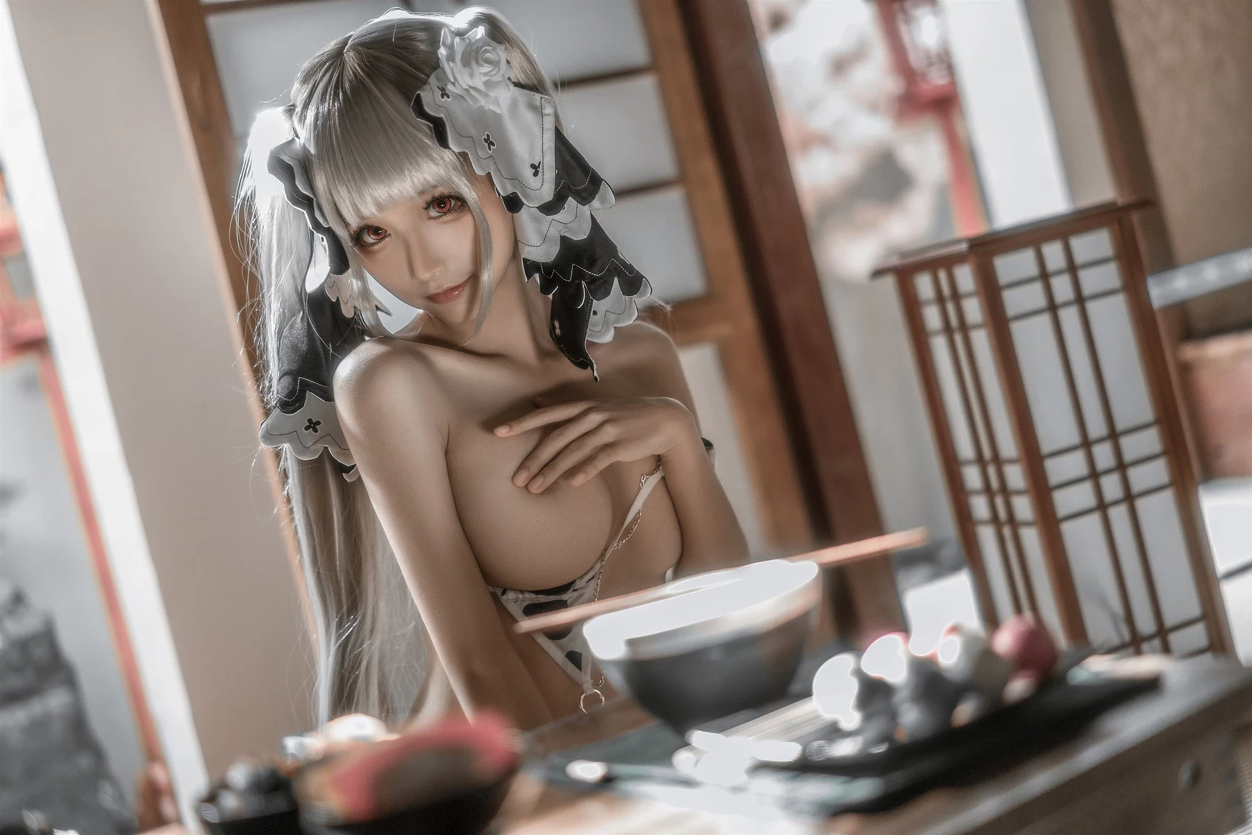 蠢沫沫 Cosplay 可畏婚紗紳士版