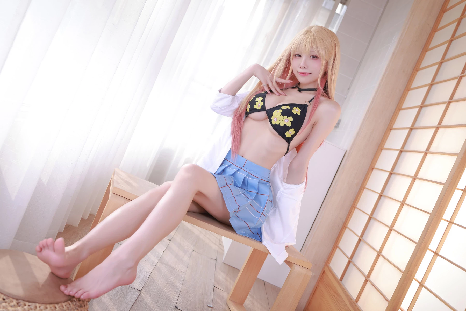 水淼aqua Cosplay Vol.117 Marin Kitagawa 喜多川海夢