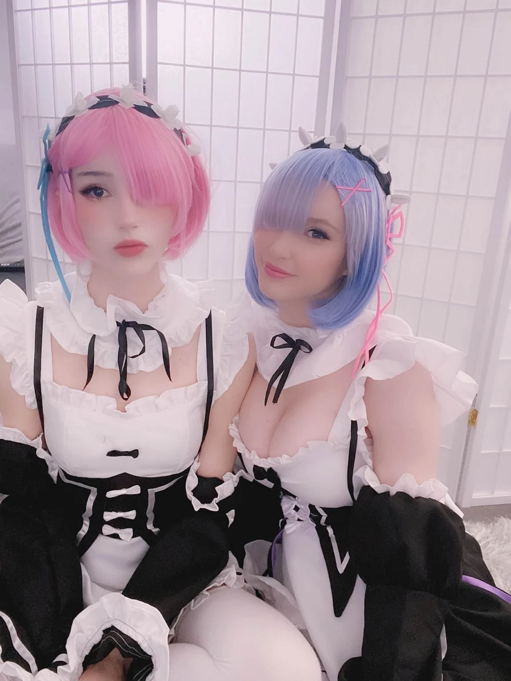 [Cosplay] Kelly Jean & Kyaandere - Rem & Ram