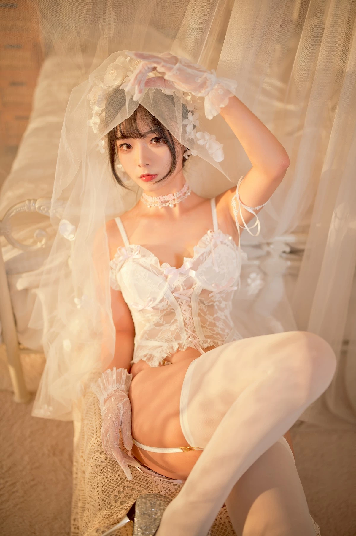 Cosplay Yuuhui玉匯 純白花嫁