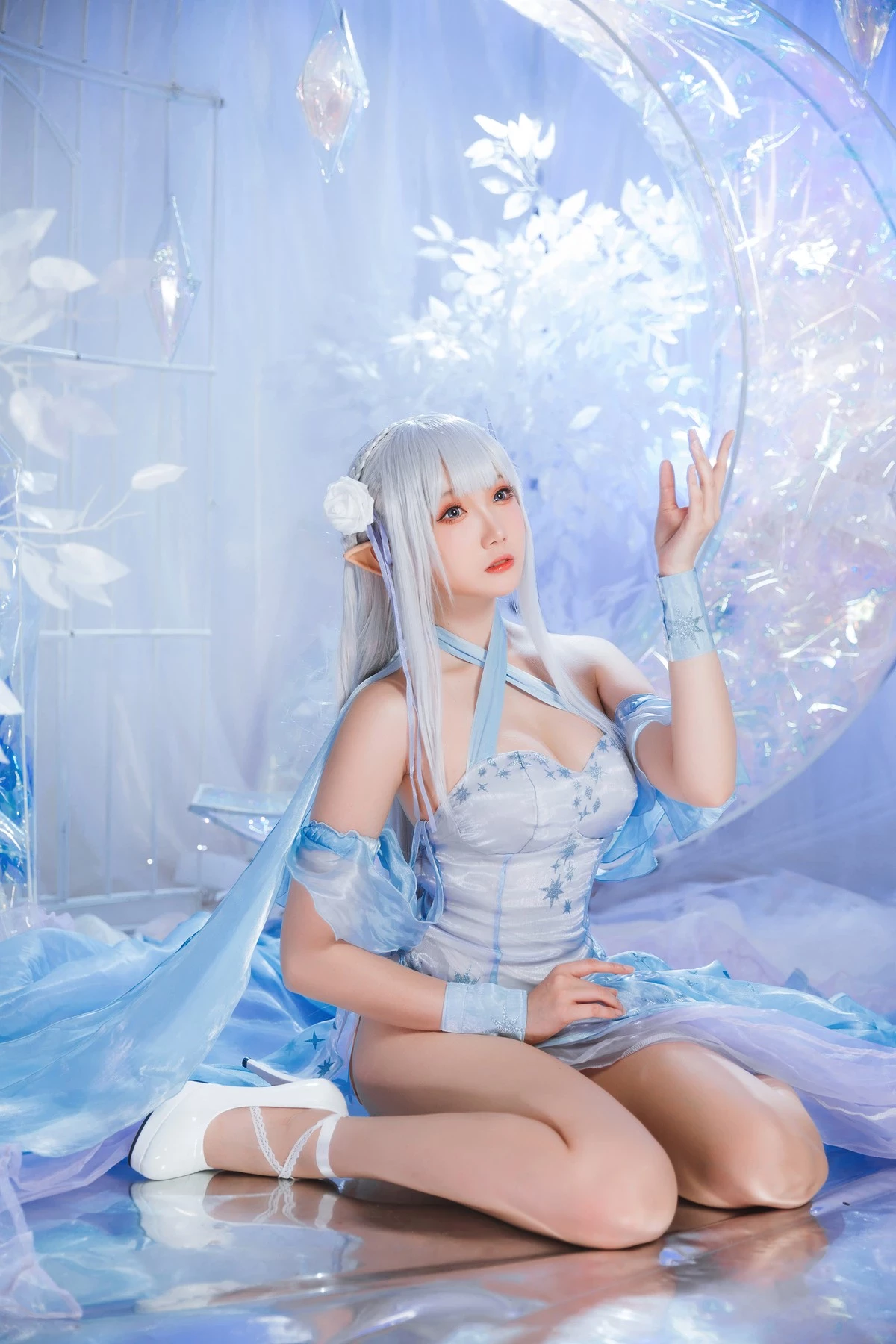 Cosplay 瓜希醬 愛蜜莉雅 水晶禮服