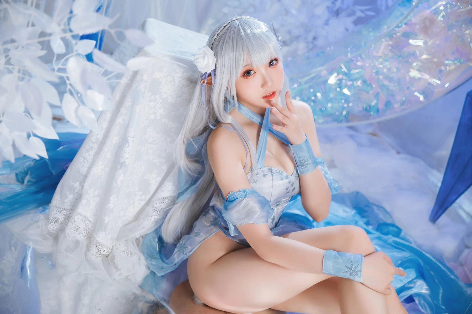 Cosplay 瓜希醬 愛蜜莉雅 水晶禮服