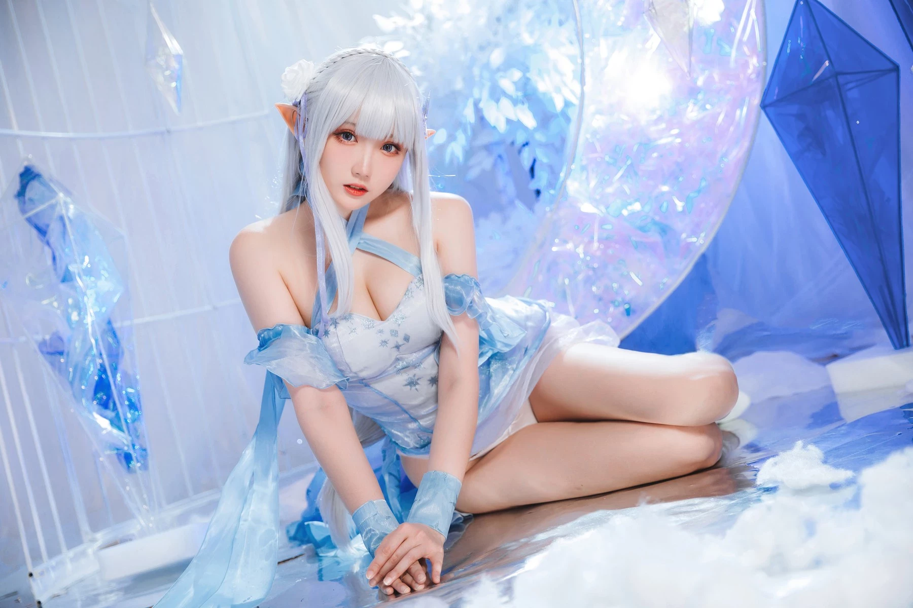 Cosplay 瓜希醬 愛蜜莉雅 水晶禮服