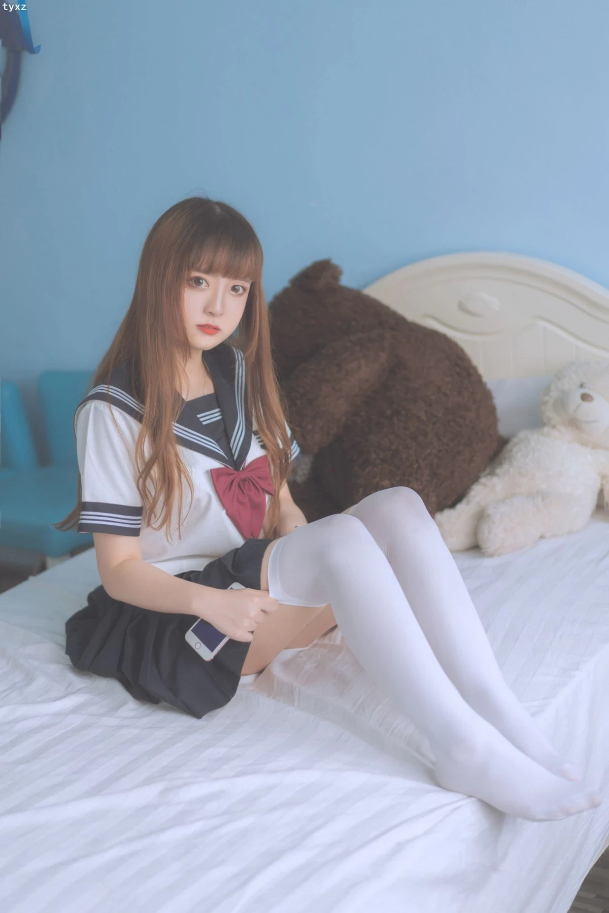 Cosplay 一隻雲燒 JK少女