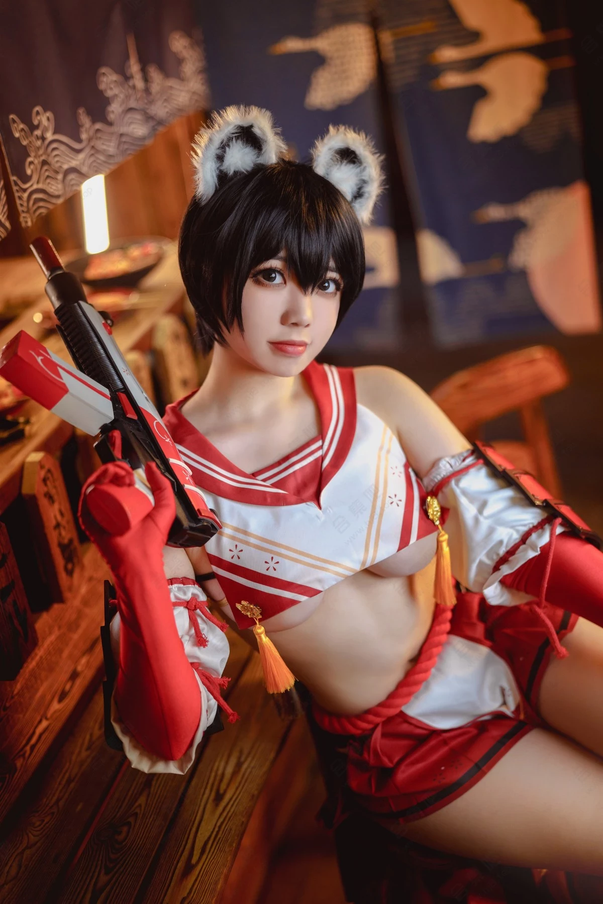 Ganlory 啊日日 Cosplay 春日ツバキ Kasuga Tsubaki