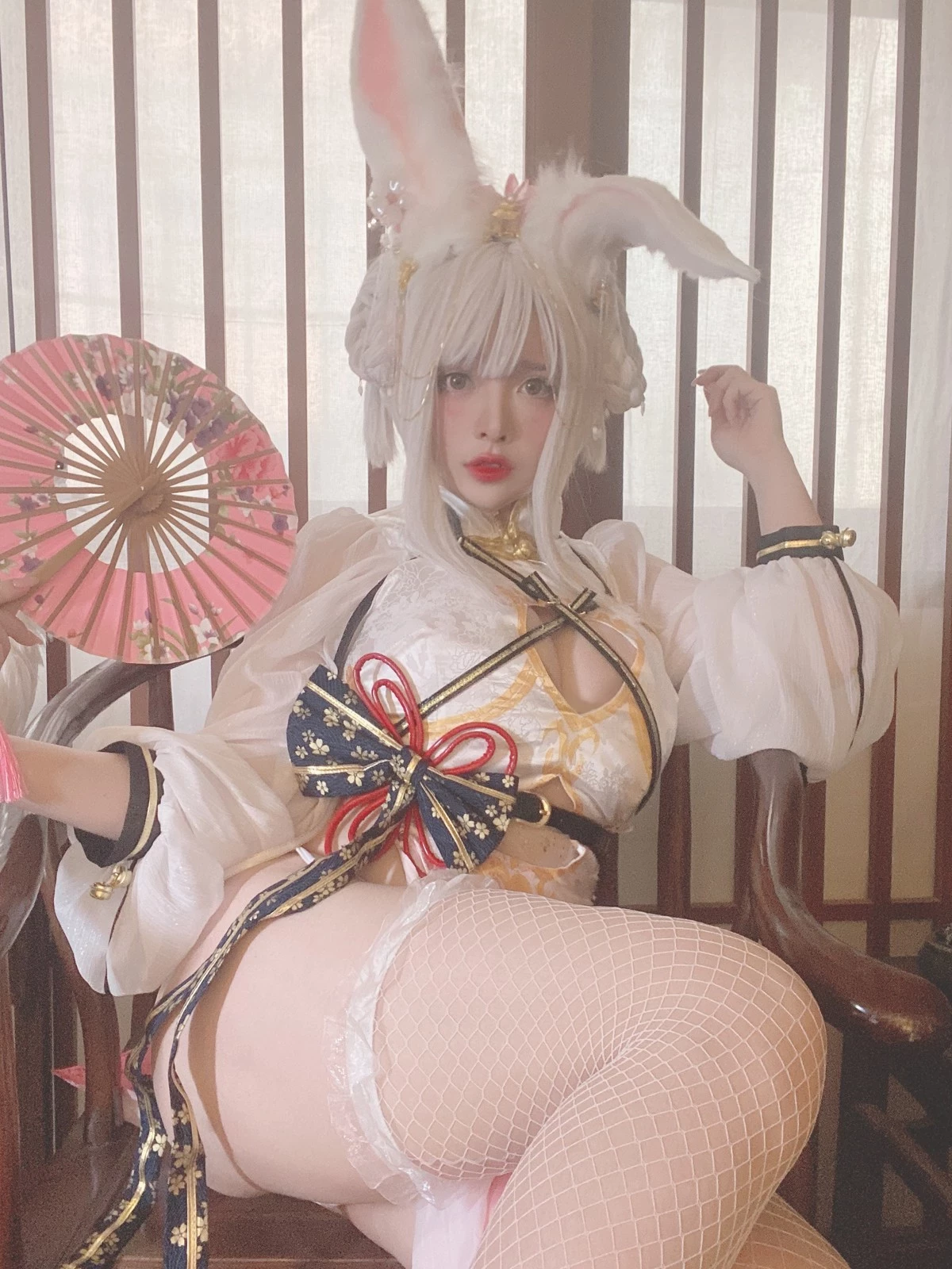 NinJA阿寨寨 Cosplay 肉肉大白兔