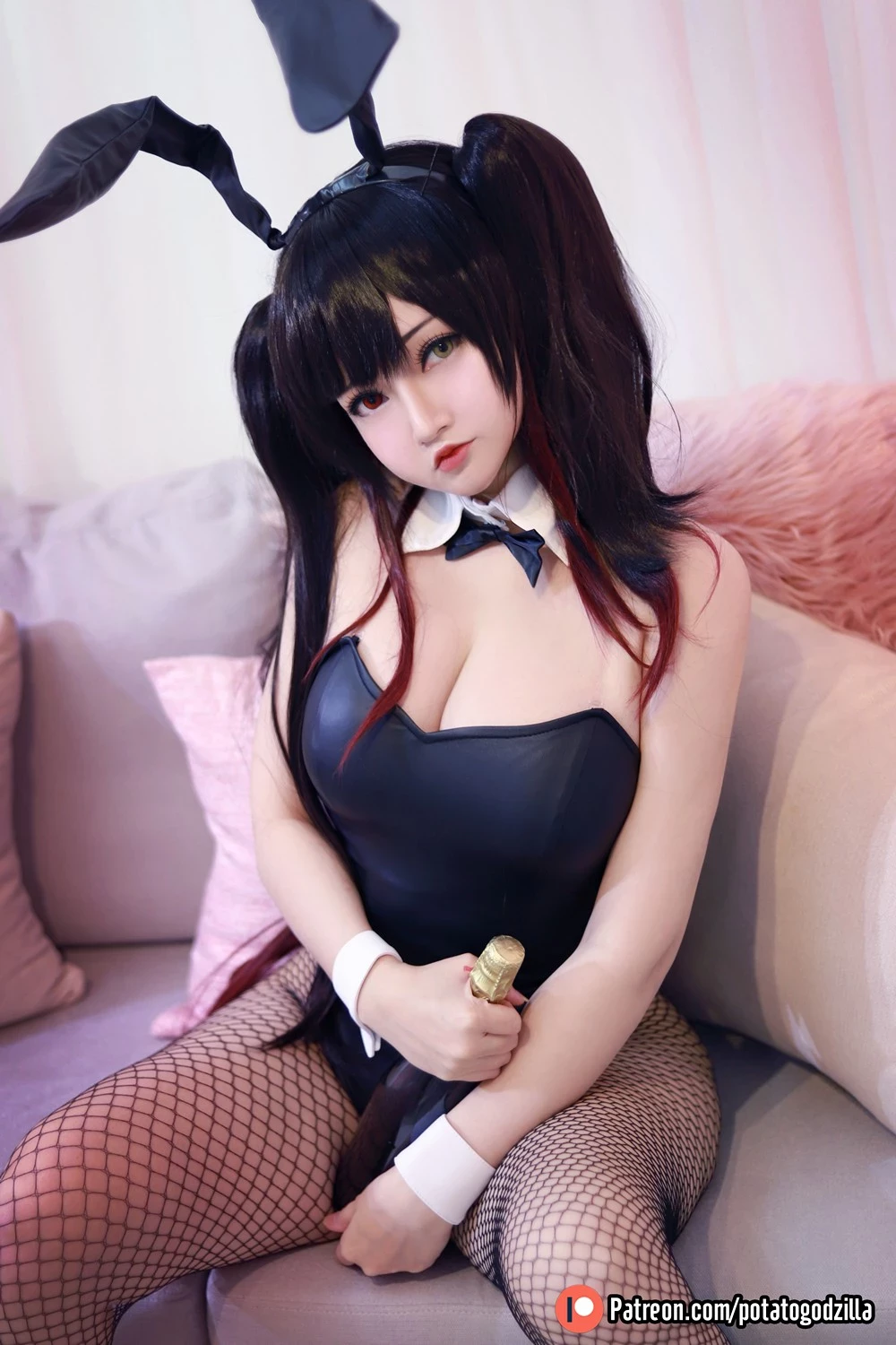 Potato Godzilla - Kurumi Tokisaki Bunny Girl