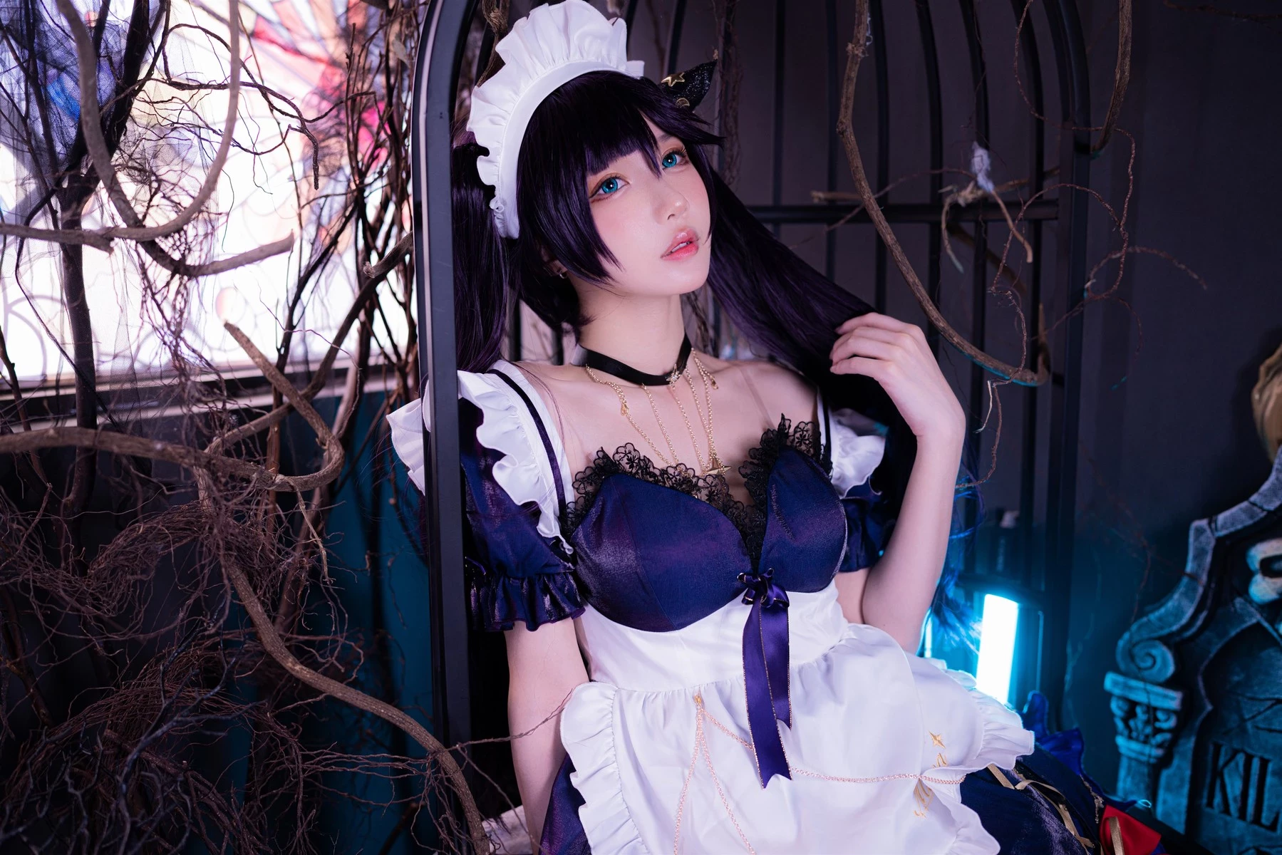 阿包也是兔娘 Cosplay 莫娜女僕