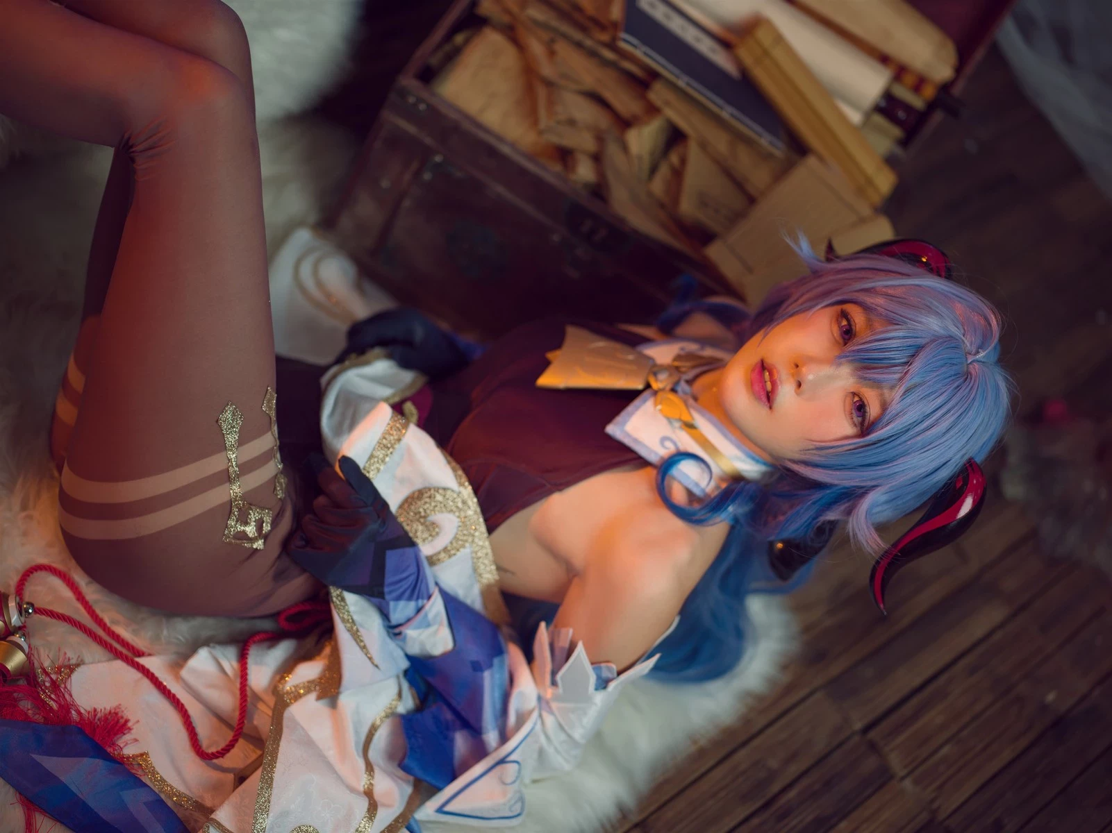 阿包也是兔娘 Cosplay 艦長 原神甘雨