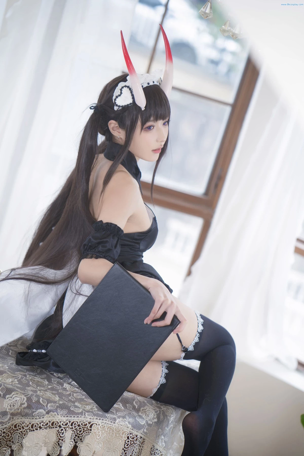 阿包也是兔娘 Cosplay 月艦長 能代女僕