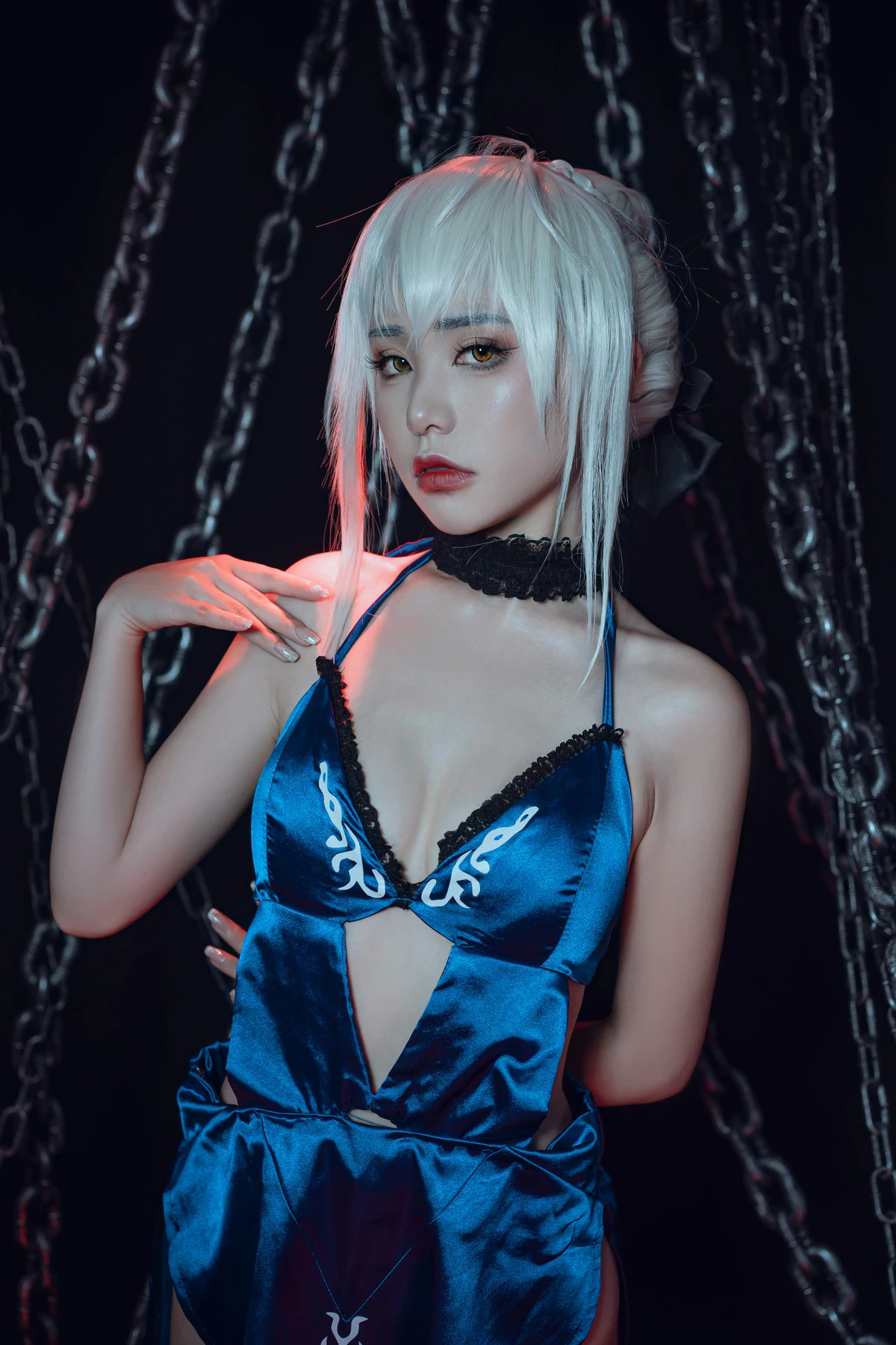 爆機少女喵小吉 Cosplay 黑呆 Saber Alter