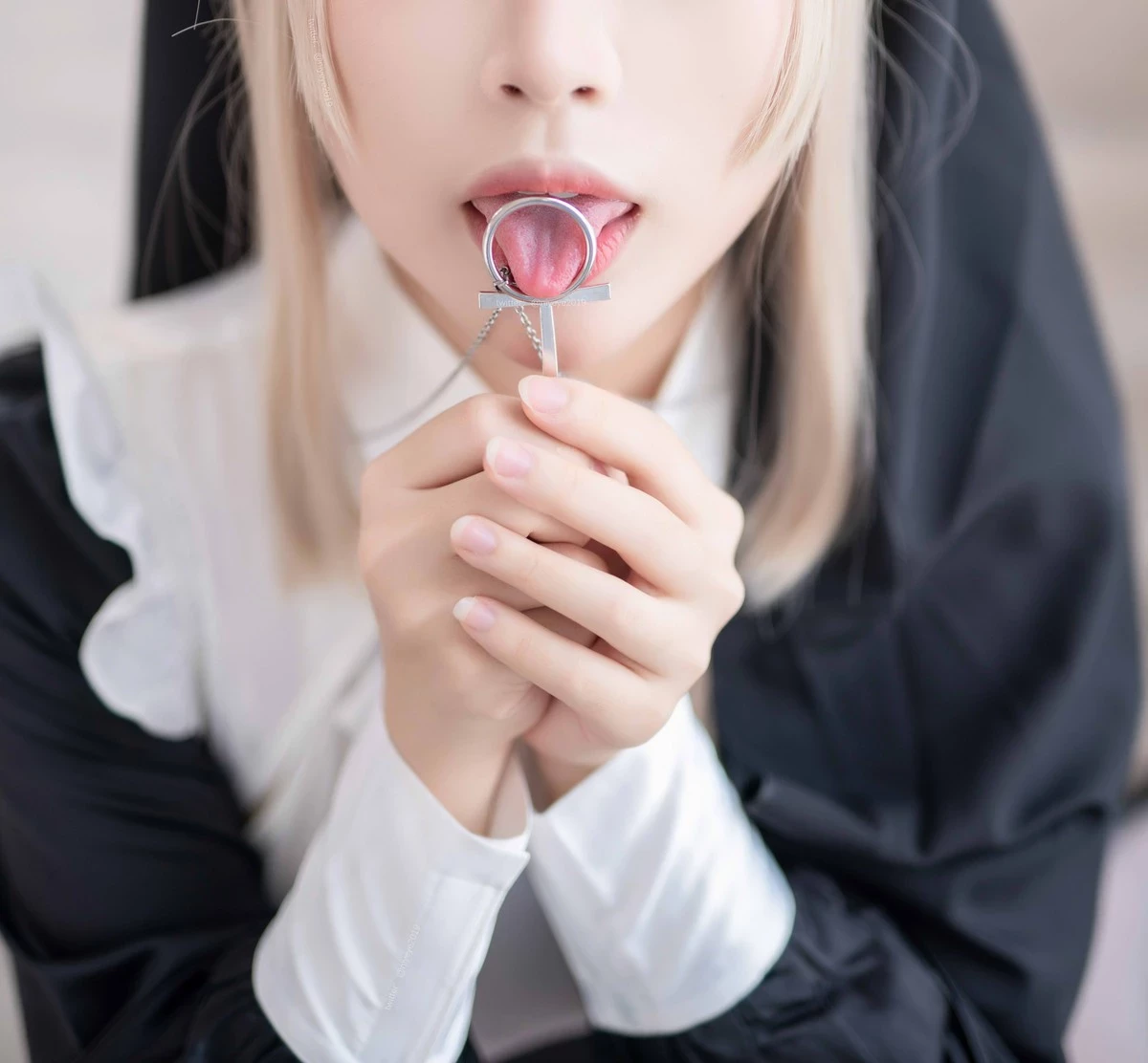 白燁 Cosplay 禁x欲修女