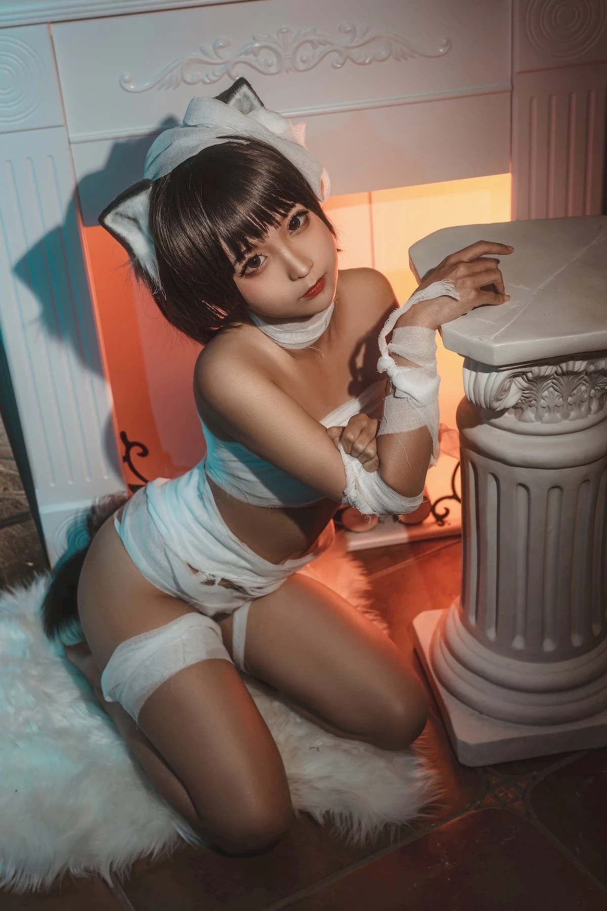 蠢沫沫 Cosplay 繃帶貓