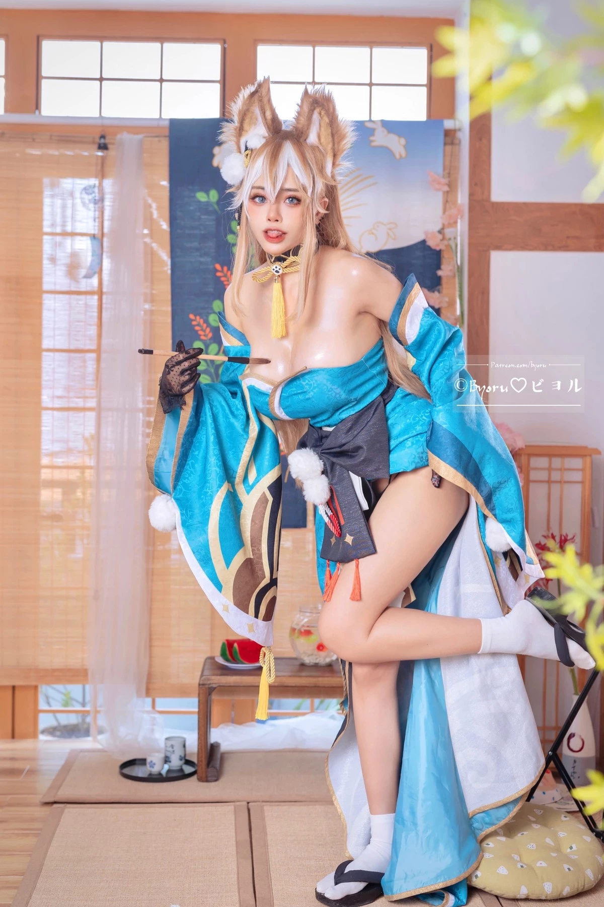 蘿莉Byoru Cosplay Miss Hina Genshin Impact