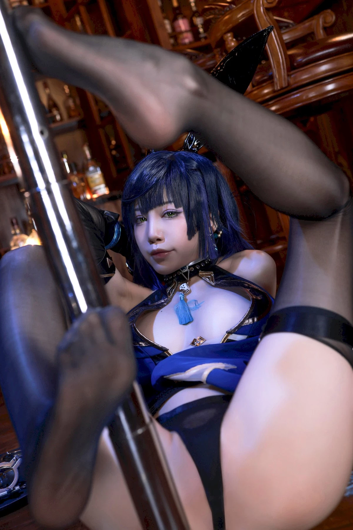 水淼aqua Cosplay 夜蘭 Yelan Vol.02