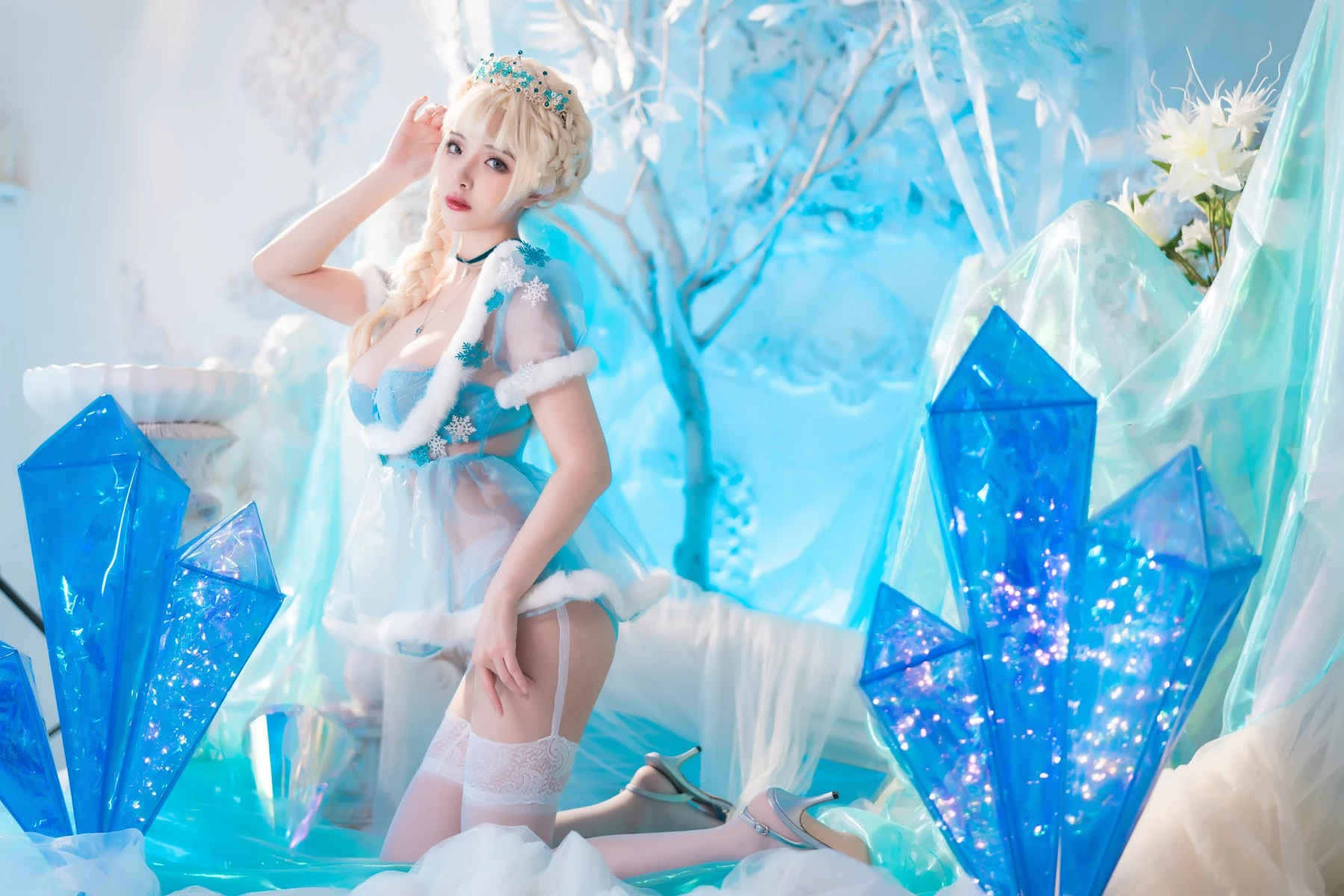 雯妹 Cosplay 冰雪 Snow Ice