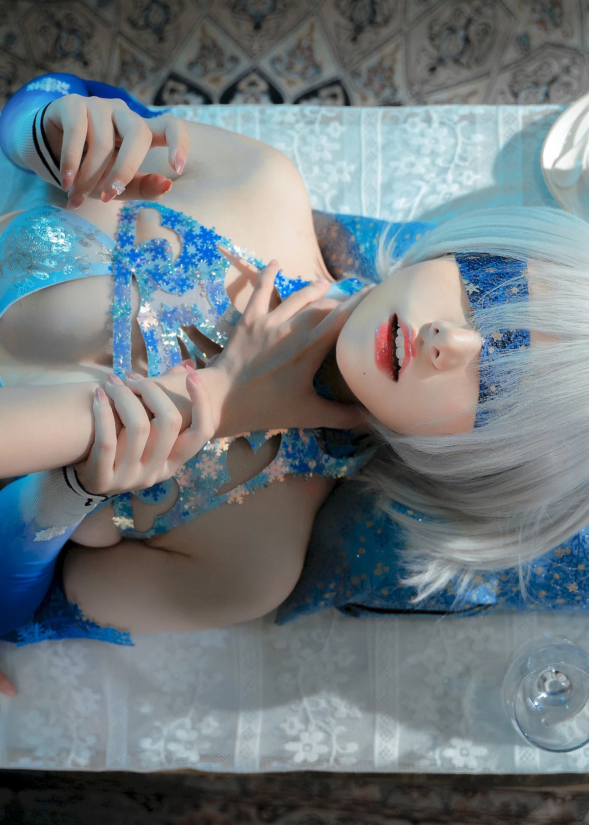 一北亦北 Cosplay 2b冰雪同人