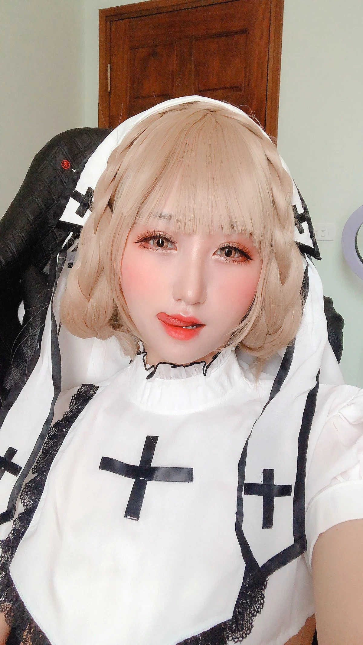 Cosplay KuukoW クー子 White Angel