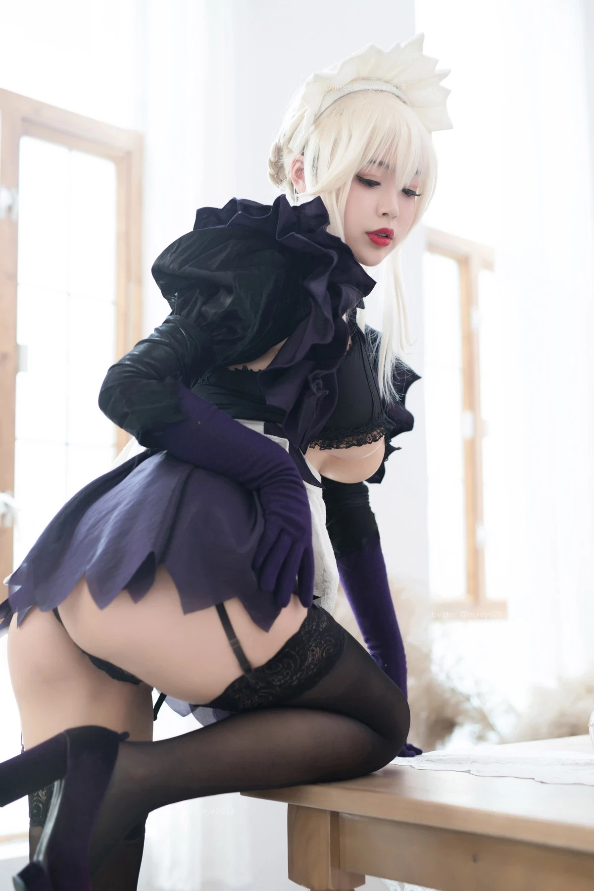 Cosplay 白燁 黑槍呆女僕