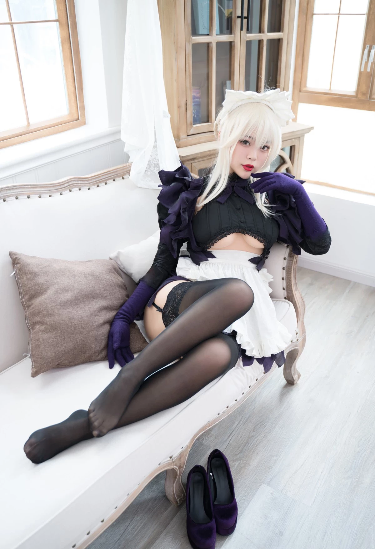 Cosplay 白燁 黑槍呆女僕