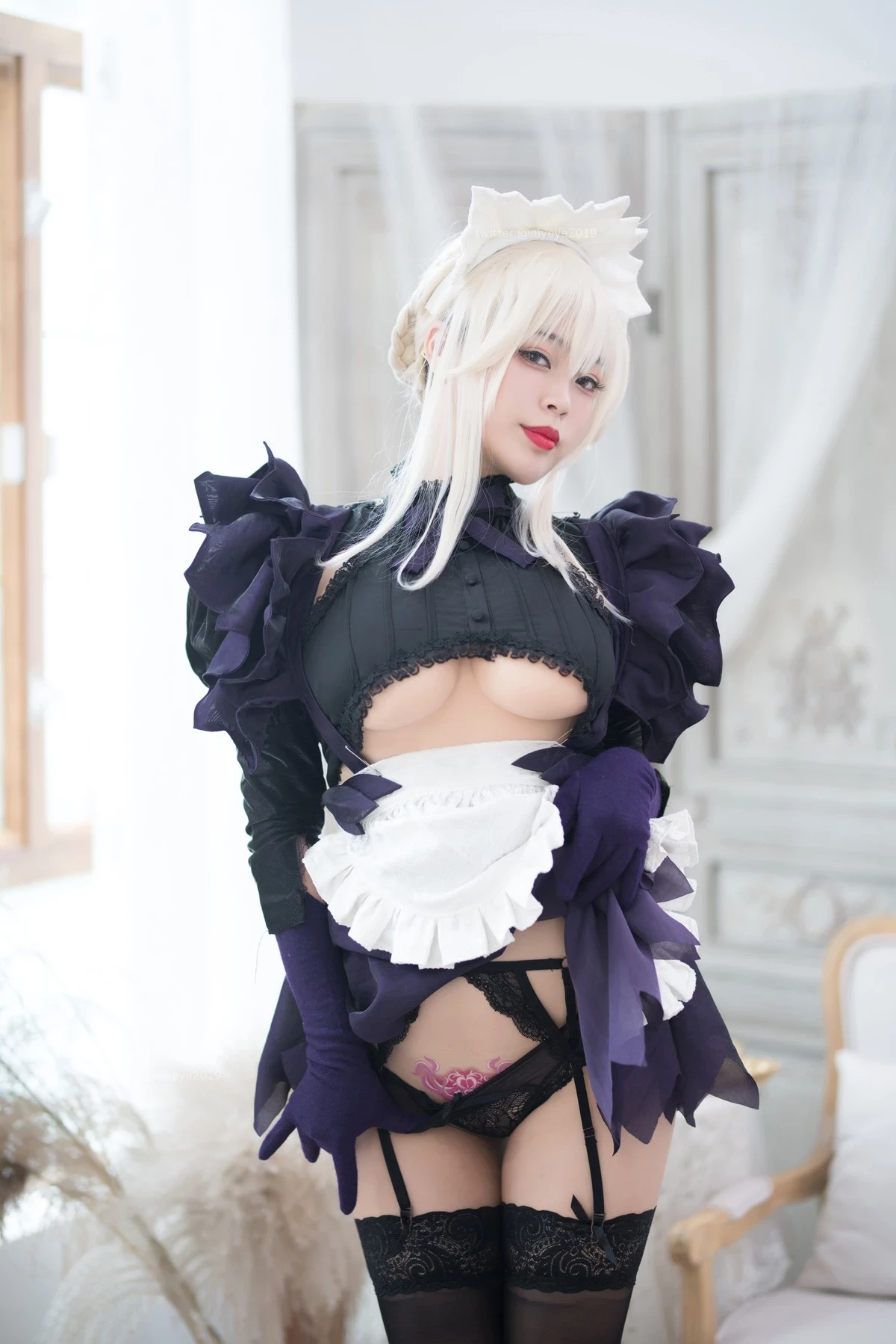 Cosplay 白燁 黑槍呆女僕