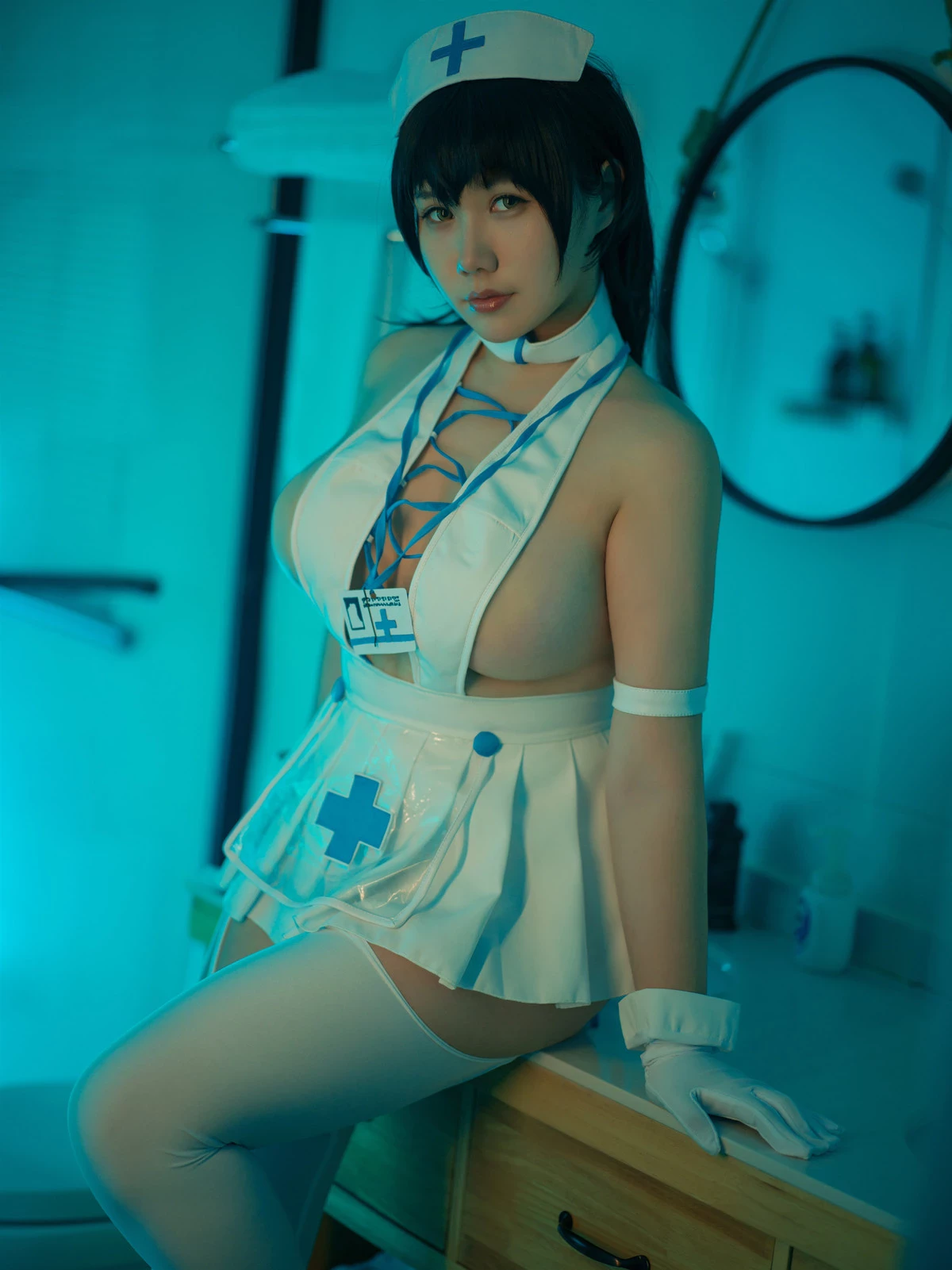 Cosplay 麻花麻花醬 碧藍護士 Set.01