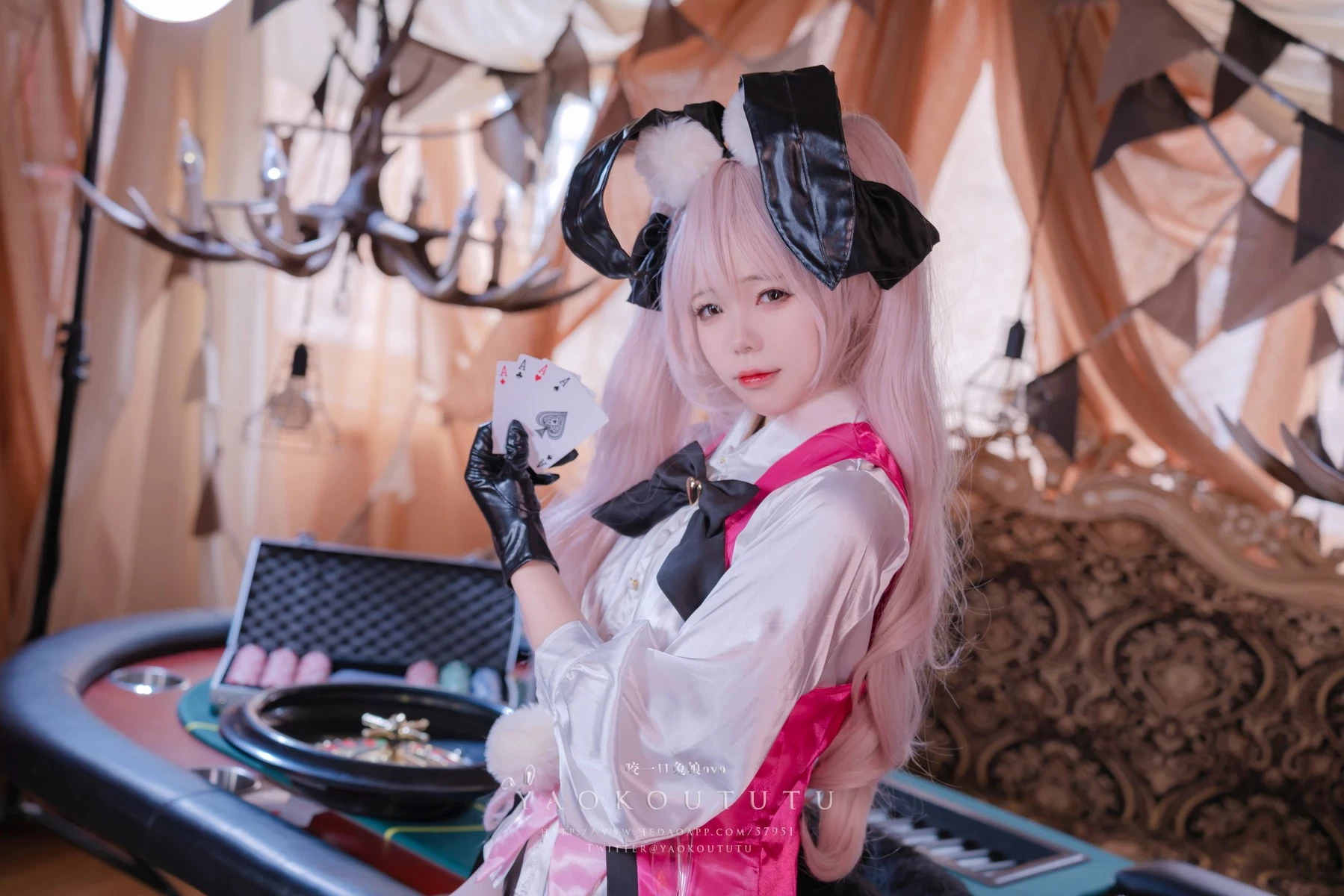 Cosplay 黏黏糰子兔 六月訂閱『高揚斯卡婭兔女郎』小劇場