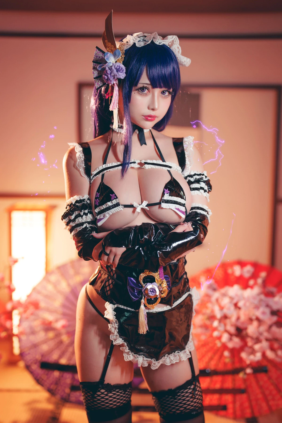 Cosplay 沖田凜花Rinka 雷電將軍