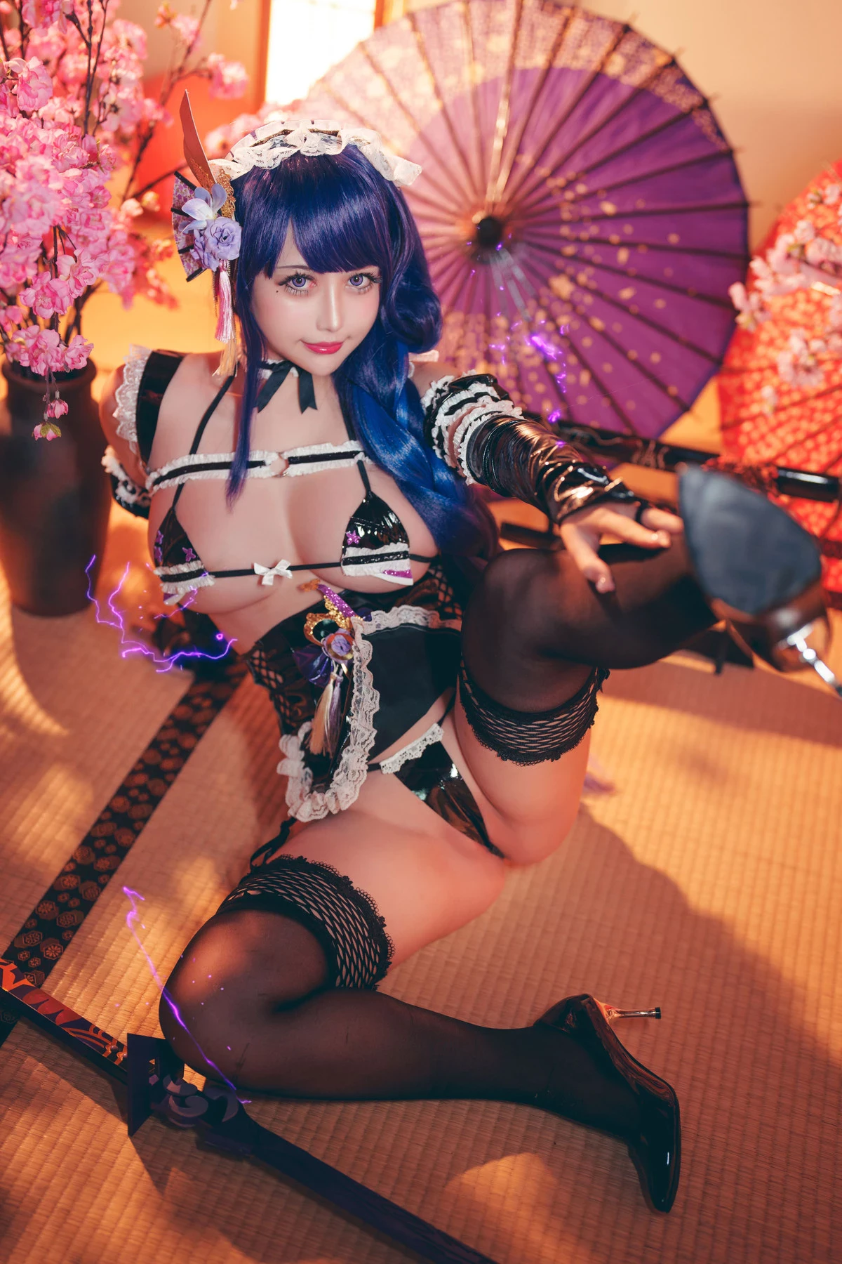 Cosplay 沖田凜花Rinka 雷電將軍