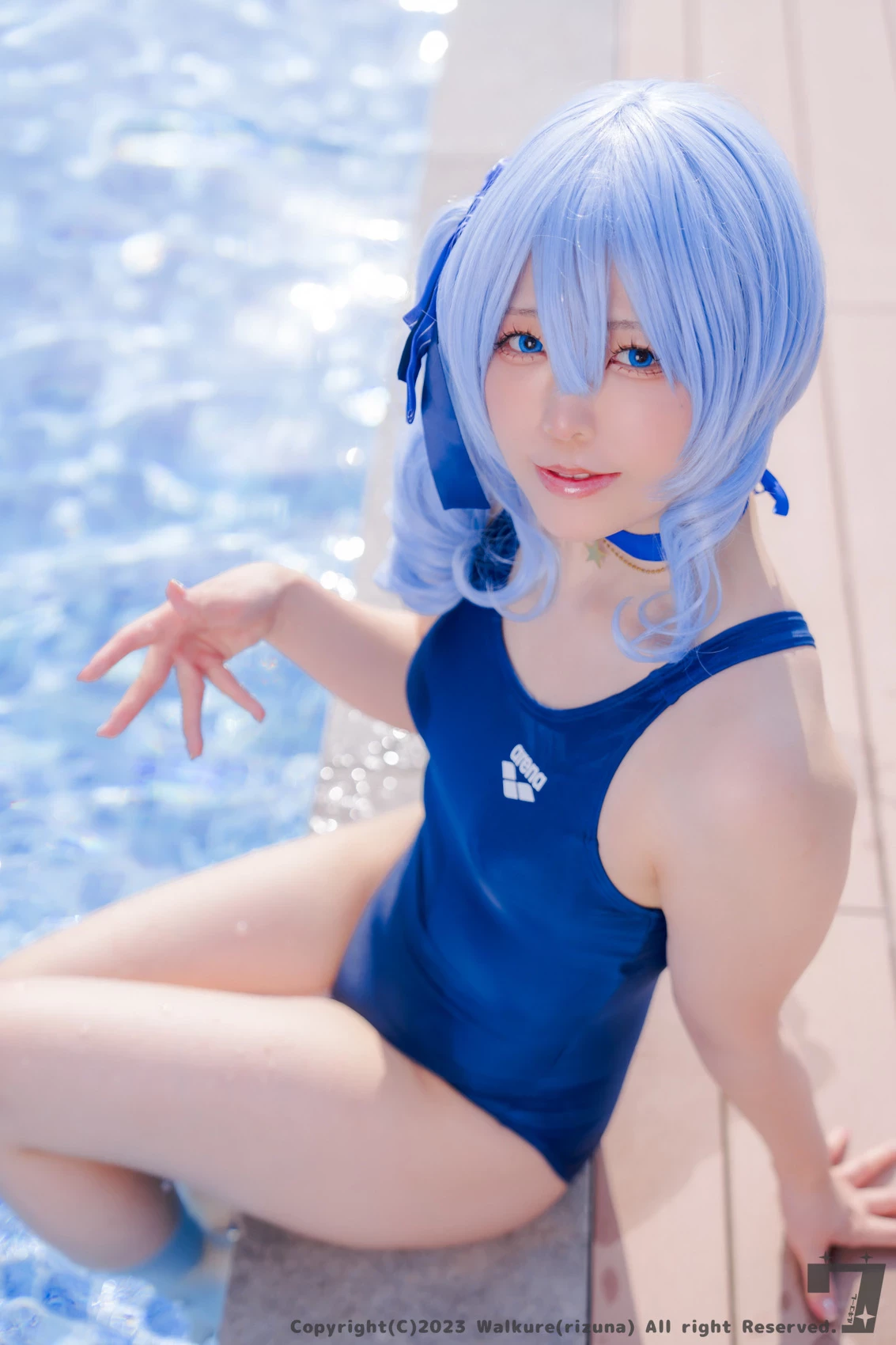 Rizuna - Hoshimachi Suisei school swimsuit