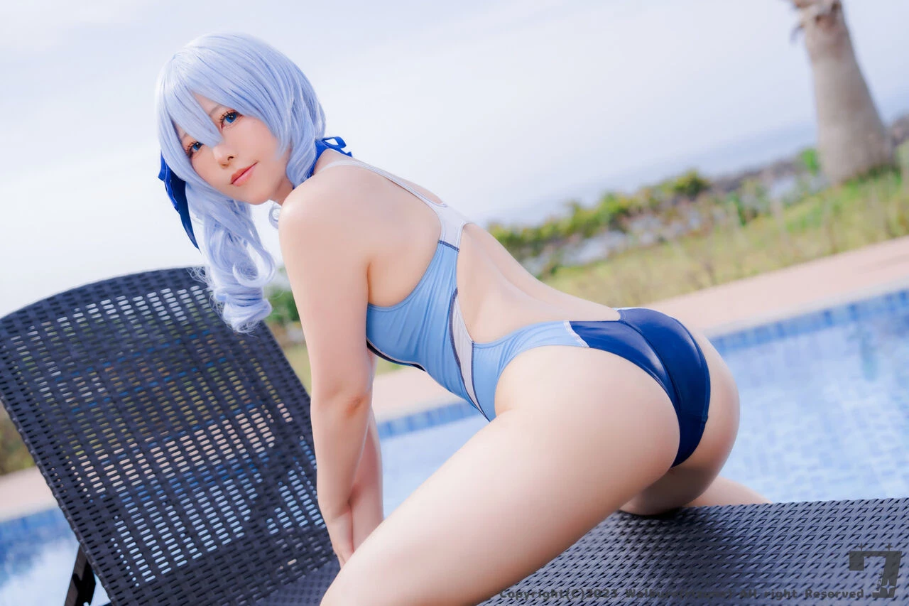 Rizuna - Hoshimachi Suisei school swimsuit