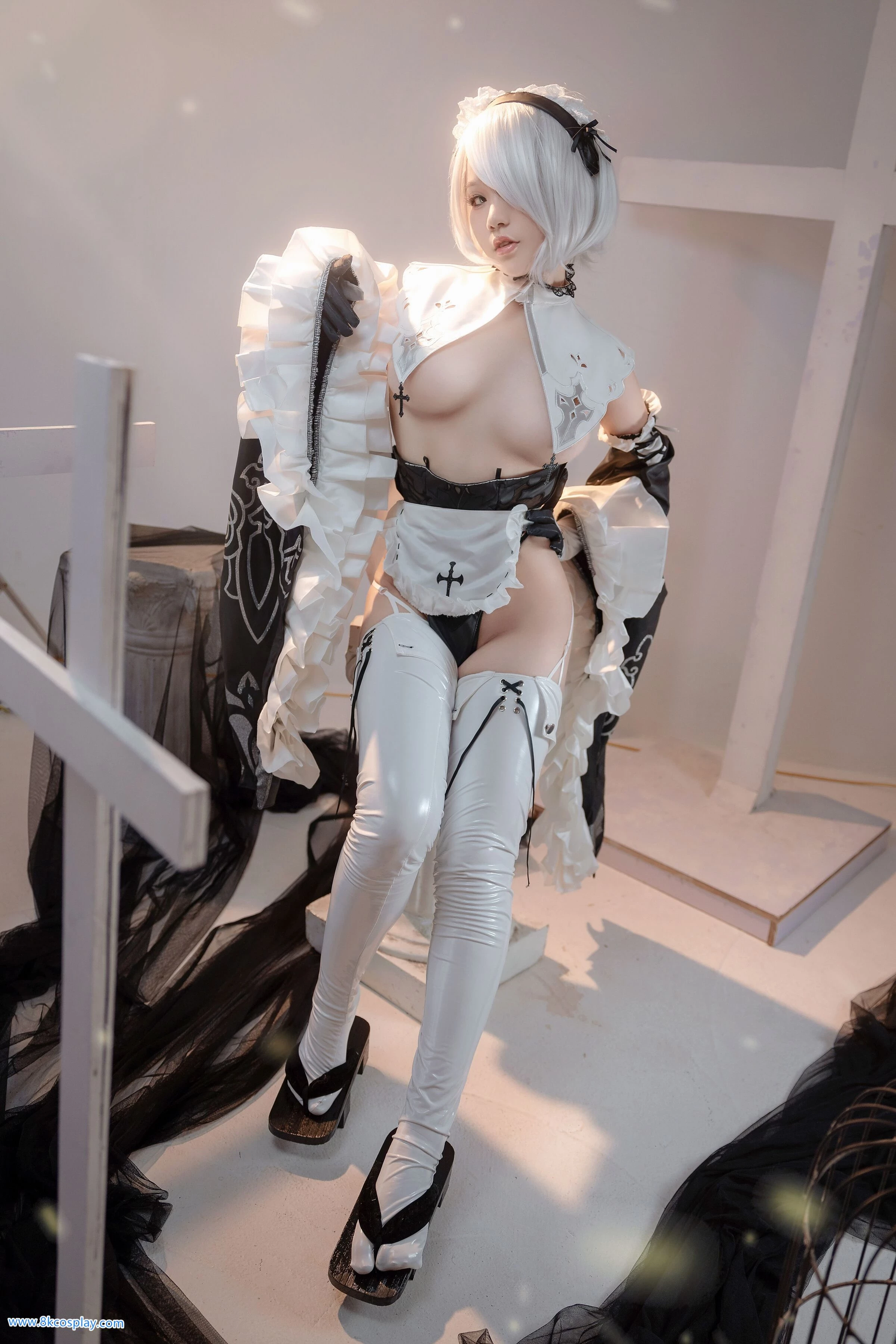 尼爾：自動人形 2B 女僕 CN：七七娜娜子 [12P]