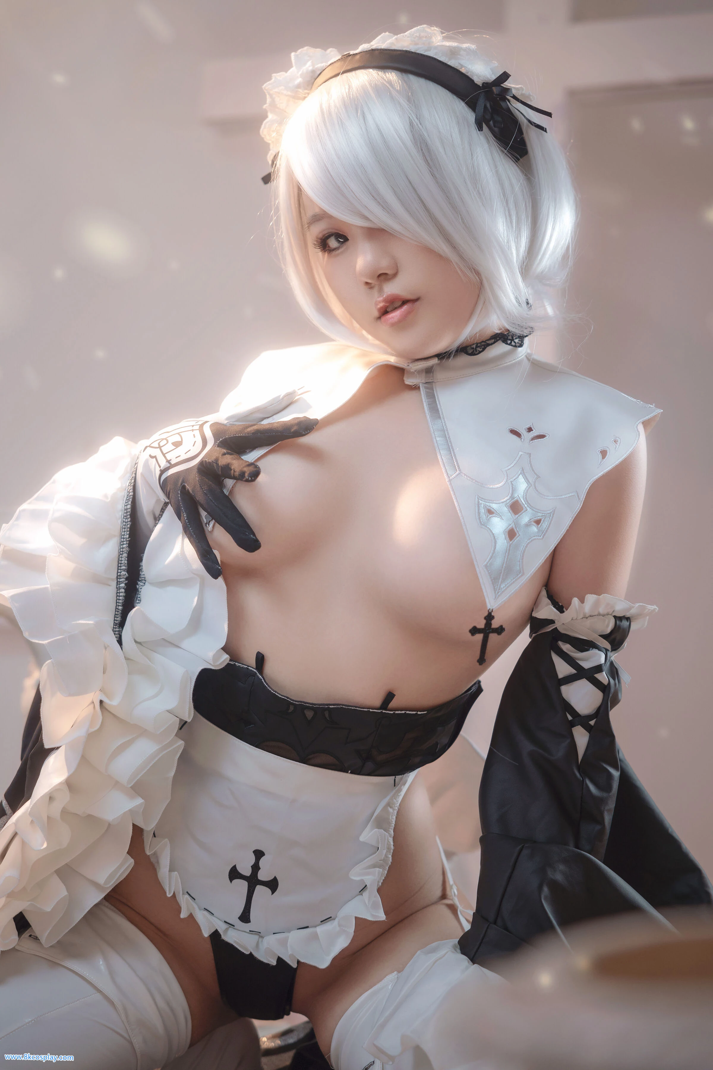 尼爾：自動人形 2B 女僕 CN：七七娜娜子 [12P]