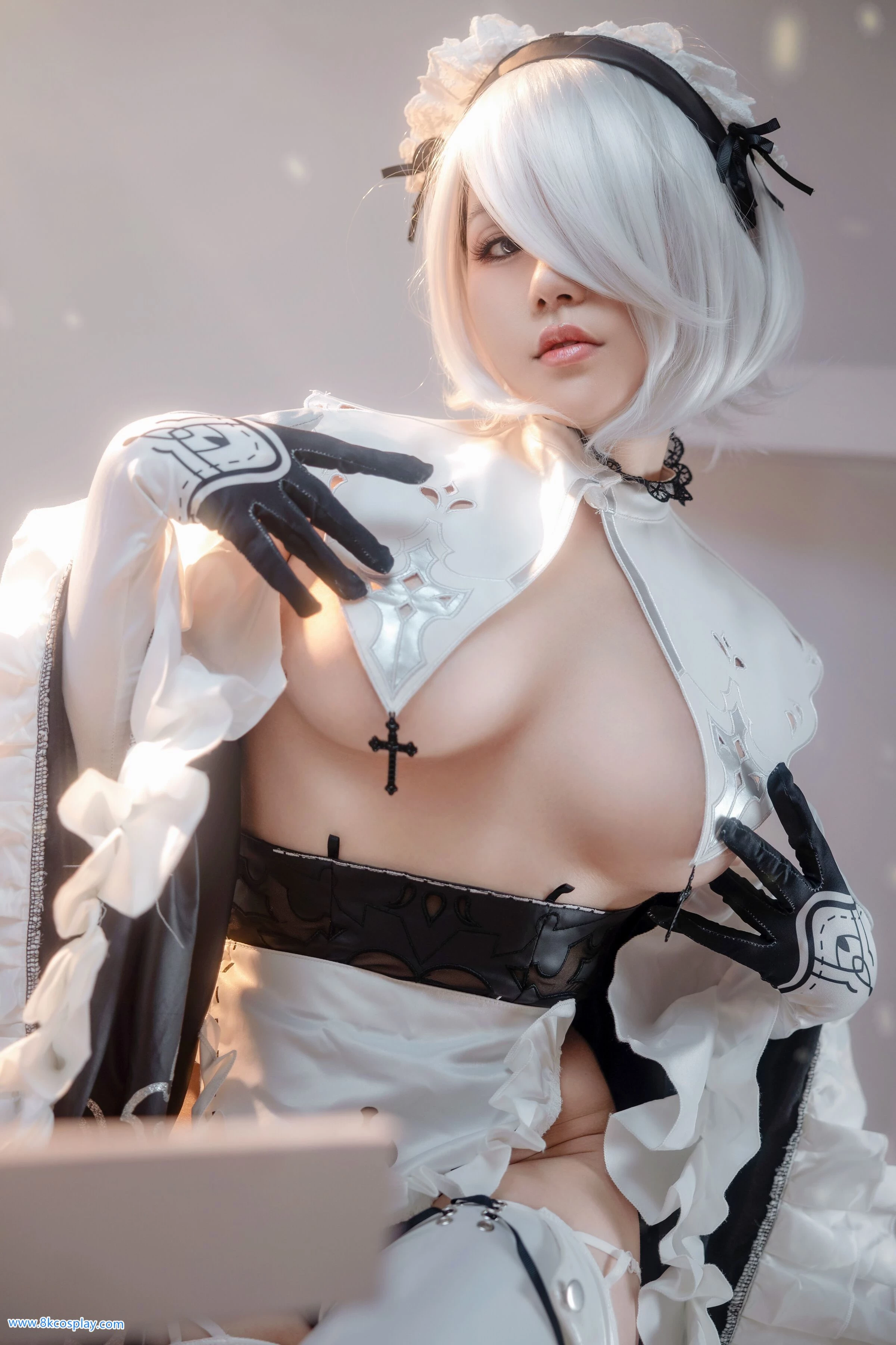 尼爾：自動人形 2B 女僕 CN：七七娜娜子 [12P]