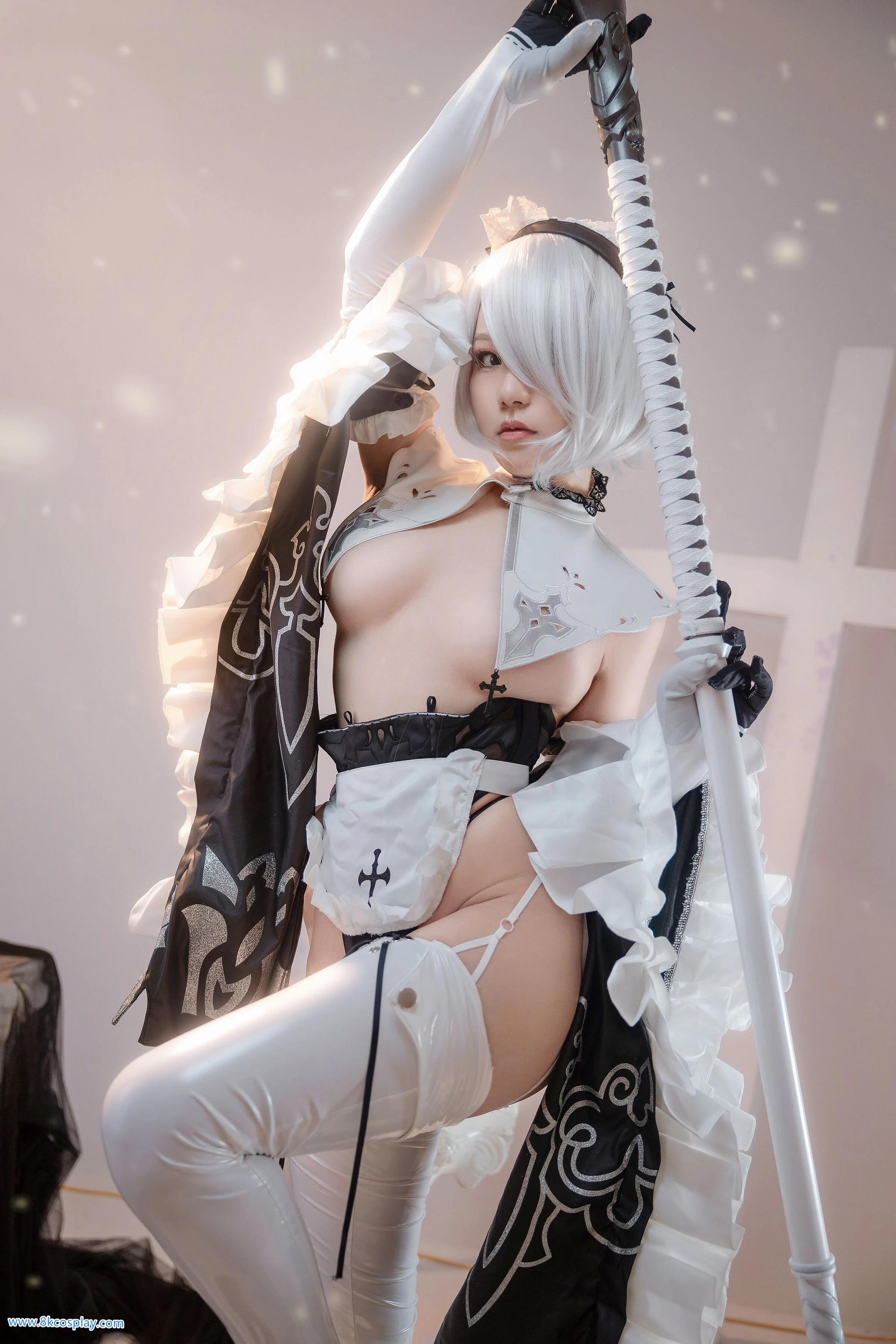 尼爾：自動人形 2B 女僕 CN：七七娜娜子 [12P]