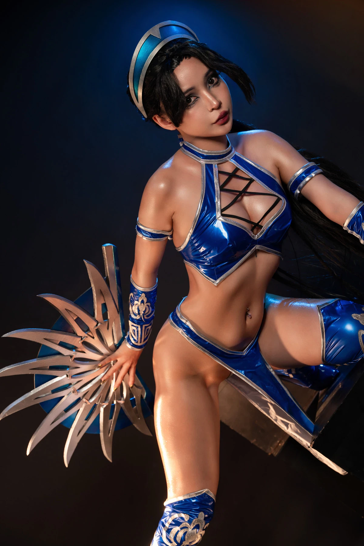 Cosplay Umeko.J Kitana Mortal Kombat Set.01